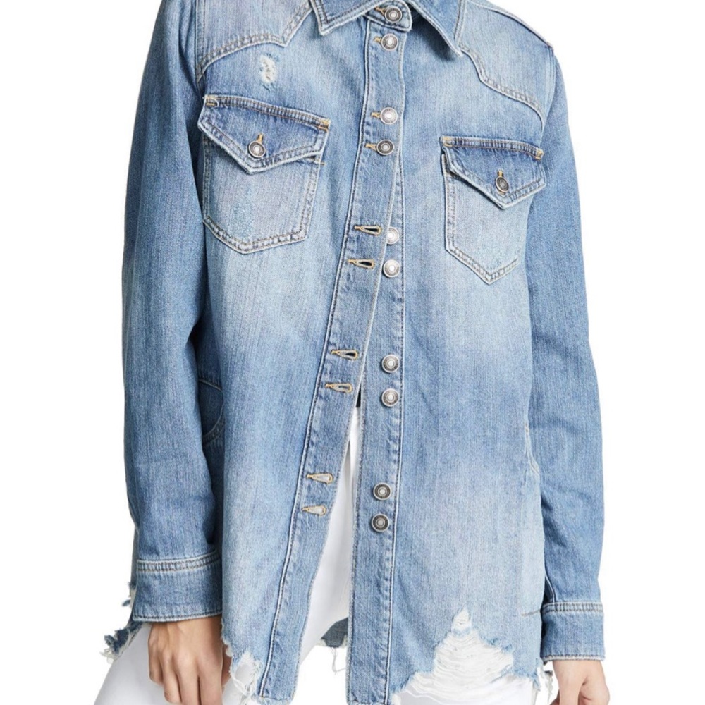 Free People Moonchild Shirt Jacket